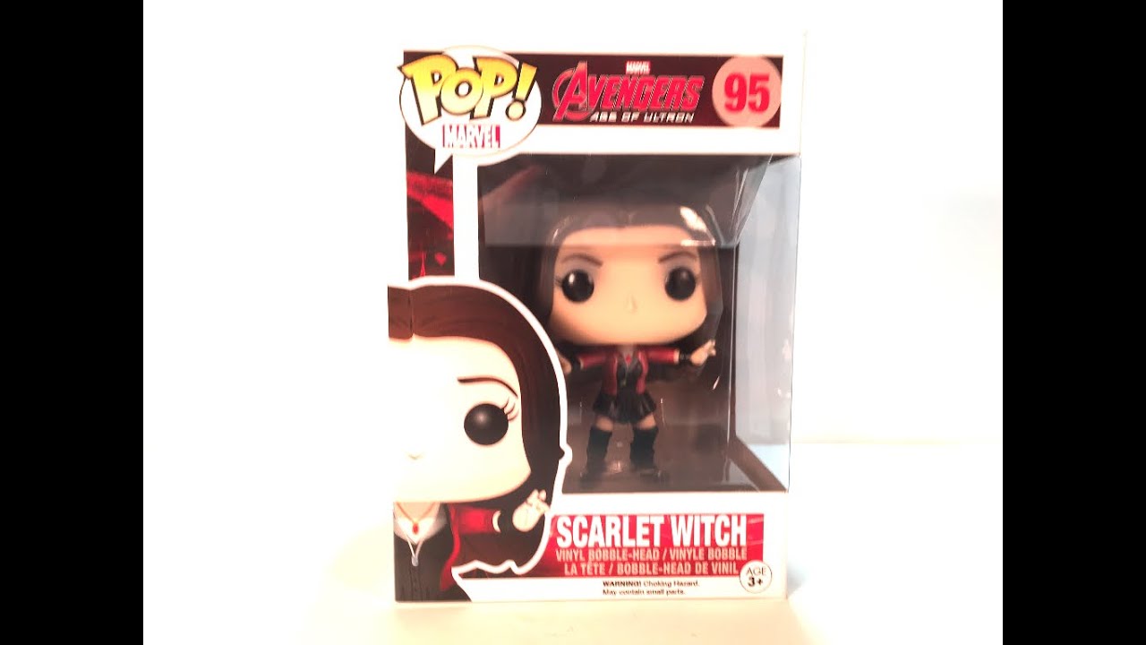 Funko Pop! Avengers Age of Ultron Scarlet Witch Review - YouTube