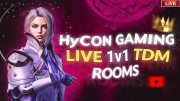 BGMI 1V1 TDM ROOM ||  1V1 TDM LIVE CUSTOM  ROOMS BGMI LIVE STREAM Hycon Gaming