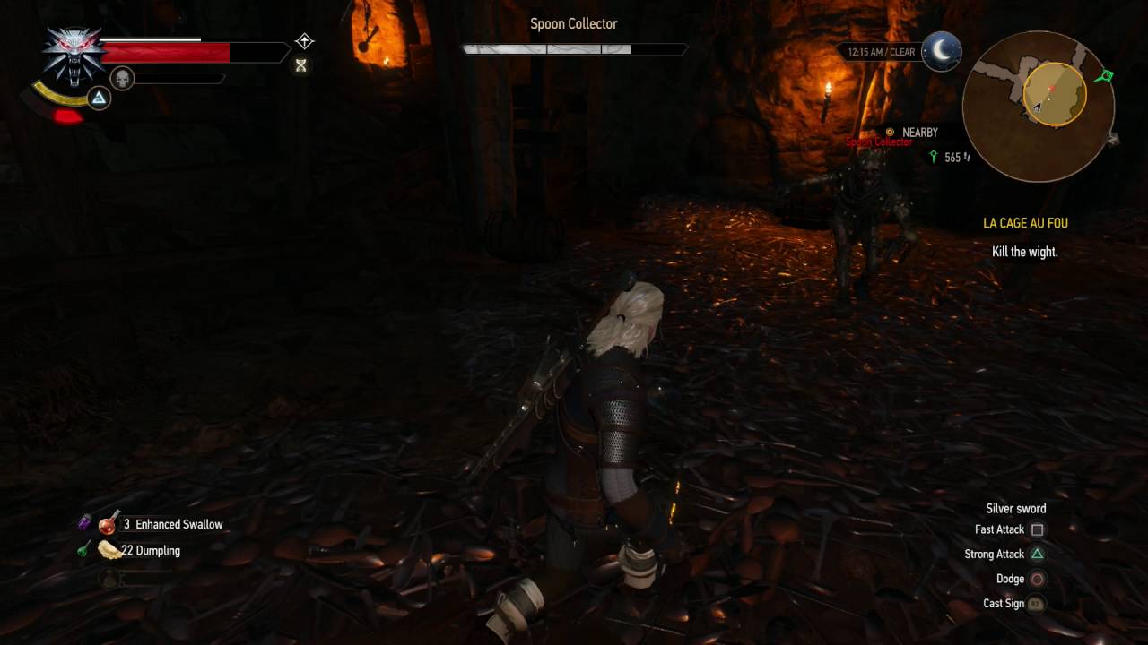 The Witcher 3 Blood And Wine Spoon Collector Boss Fight L Kill The Wight Youtube