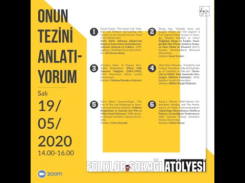 Onun tezini anlatıyorum -19 Mayıs 2020