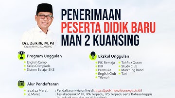 CARA LOGIN DAN MENCETAK BUKTI PENDAFTARAN DI WEB PPDB MAN 2 KUANSING