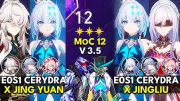 E0S1 Cerydra x Jing Yuan & Jingliu | Memory of Chaos Floor 12 3 Stars | Honkai: Star Rail 3.5