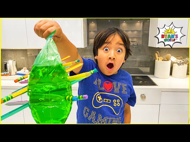 Top 5 Easy Science Experiments for kids to do at home with Ryan's World ...