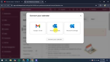 How To Connect Hubspot To Outlook Calendar