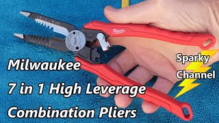 Milwaukee New 7 in 1 High Leverage Combination Pliers 48-22-3078