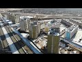 Строительство Сити Парк и площадка под торгов. центр / пирамида / нояб. 2021 / Кошелев Парк / Самара