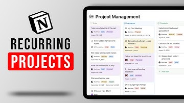 How To Manage Recurring Projects In Notion (3 Methods)