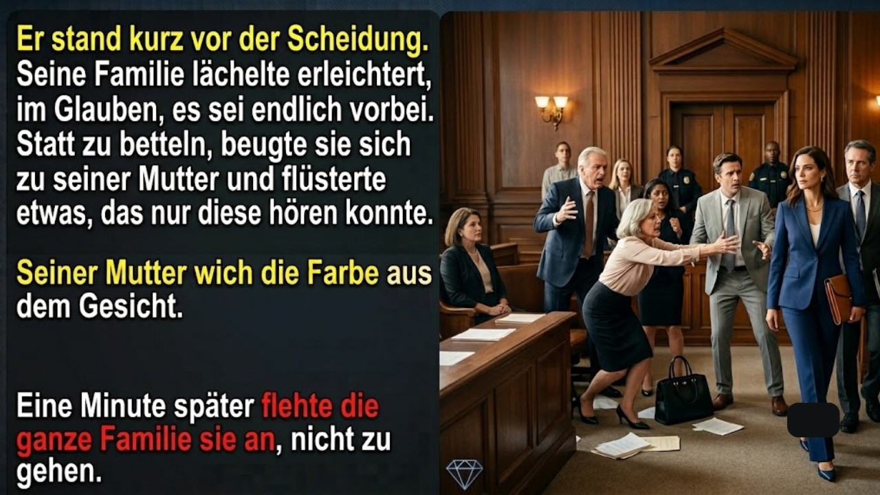 Es war ein grauer Dienstagnachmittag, als mein Mann vor seiner gesamten Familie verkündete: „Ich lasse mich scheiden.“ Seine Mutter strahlte vor Erleichterung, sein Vater nickte zufrieden – sie...