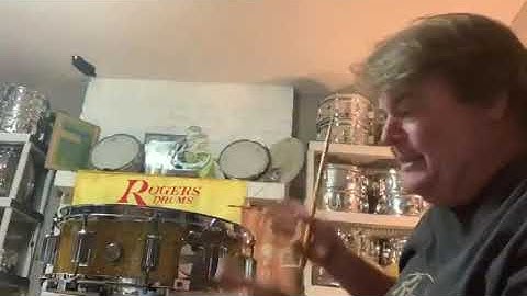 Rogers Dyna-Sonic Frame Set up by Jeff Burke