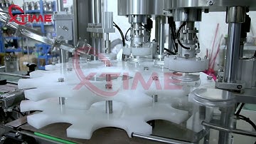 Automatic double head capping machine