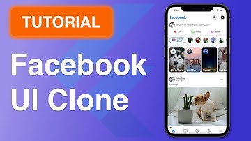 Flutter mobile app facebook ui clone path 2