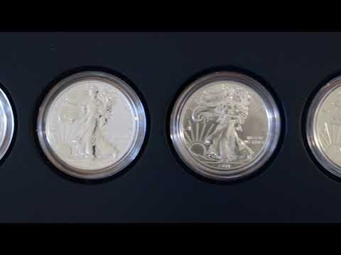 American Silver Eagle Anniversary Coins: 20th, 25th, 30th
