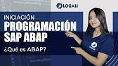 Interactuar envase Samuel Curso Programación ABAP Iniciación - Contenido del curso - YouTube