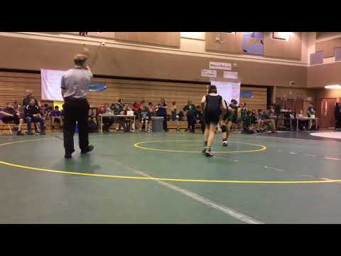 Grace Jones Wrestling at Mirror Lake Middle School Match 1