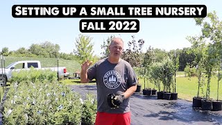 Setting Up a Small Tree Nursery in Iowa [Fall 2022] by Woodward Acres 146 views 1 year ago 7 minutes, 35 seconds