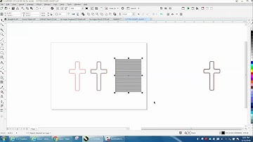 Corel Draw Tips & Tricks Cross with a Engraved line on the inside Plus more