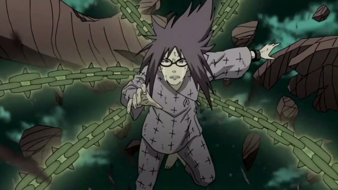 Karin’s first time using chain jutsu