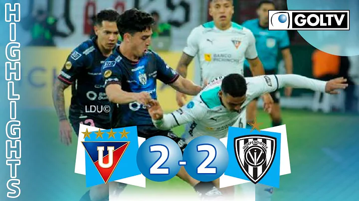Liga de Quito 2 - 2 Independiente del Valle | GOLES | Liga Pro Ecuador