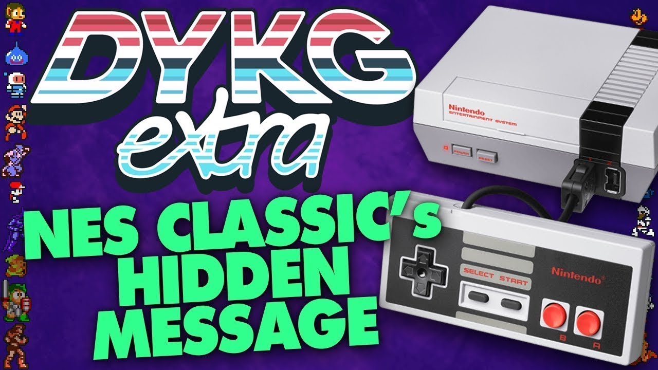 NES Classic Edition S Secret Message Hidden Messages Did You Know 