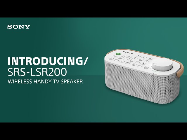 SRS-LSR200, Enceinte sans fil pour téléviseur
