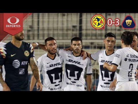 Pumas golea al América | América 0 - 3 Pumas | Partido Amistoso | Televisa  Deportes - YouTube