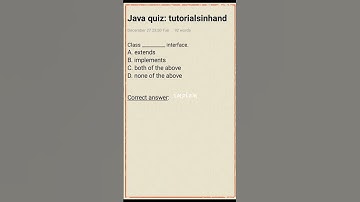 Java Quiz #shorts #shortvideo #viral