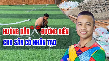 Hướng dẫn cắt đường biên sân cỏ nhân tạo ai cũng làm được