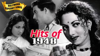 1948 Bollywood Superhit Songs Video |पुराने ज़माने के हिट गाने | Popular Hindi Songs