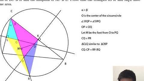 IMO 2007 Problem 4 How to solve Geometry area math problems? Follow us improve problem solving skill