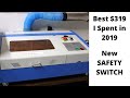 358 RSW K40 Laser Cutter   Getting Started And Safety Switch