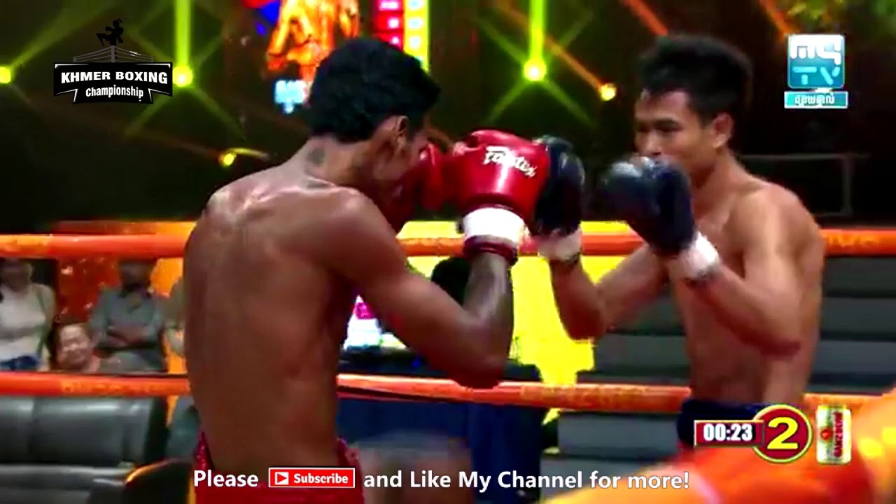 សួន ចាននី Vs លីងលំ Ling Lo Thai Ganzberg Uber Fighter MYTV Boxing Khmer Boxing Championship