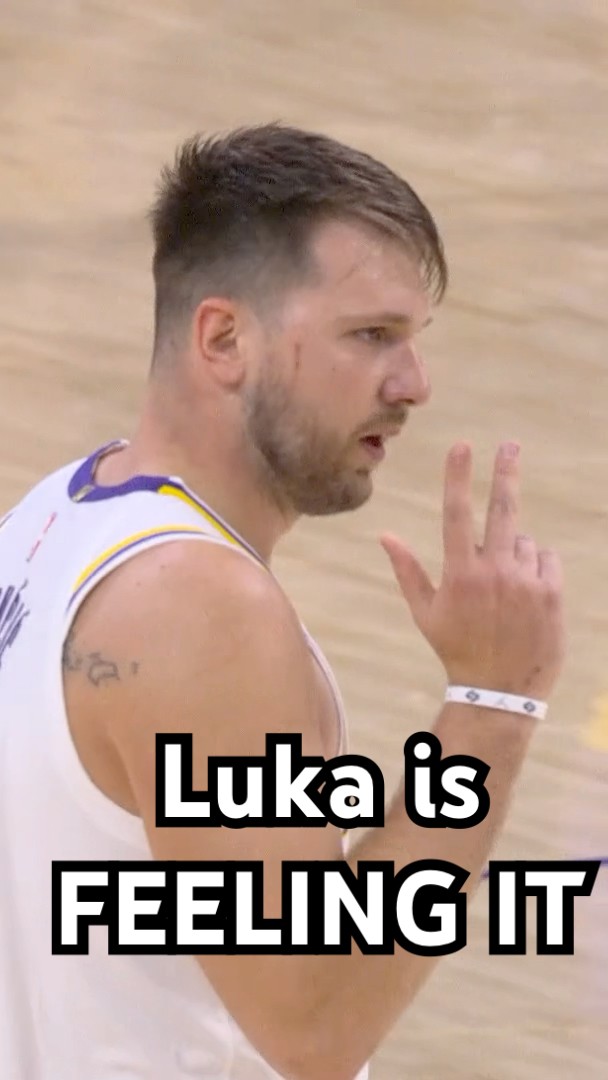 Luka is making it rain from deep! ??