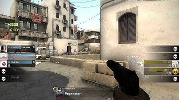 First round 1v3 clutch CSGO