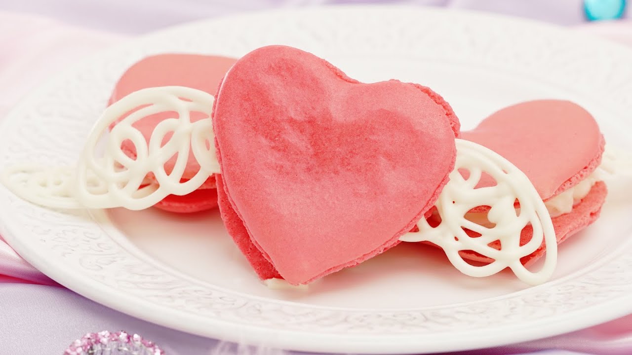 ひらひら天使の】ゆめかわハートマカロン💓 - YouTube