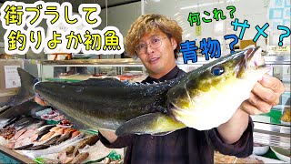 街ブラで初めて見る魚を買って料理してみた！！