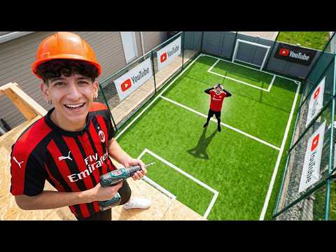 I'M CREATEING A FOOTBALL FIELD AT HOME!