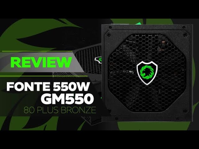 REVIEW E UNBOXING FONTE GAMEMAX GS 600W 80 PLUS 