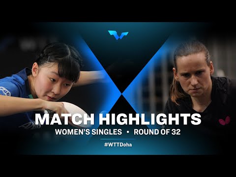 Miwa Harimoto vs Hana Matelova | WS | WTT Contender Doha 2022 (R32)