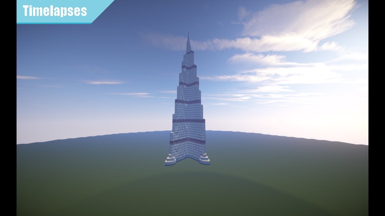 Minecraft Timelapse - Burj Khalifa - YouTube