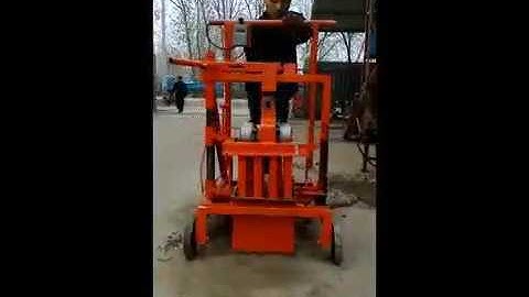 QT40-3C small manual concrete laying block machine/WhatsApp: +86 18315754985