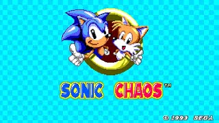 Sonic Chaos Remake (Initial Release) ✪ Full Game Playthrough (1080p/60fps)