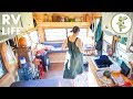 Woman’s Low Cost Living in a Renovated Camper Trailer