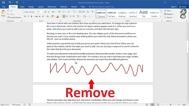 How to Remove Extra Spacing Between and at the End of Each Page in Word