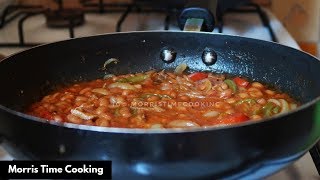Jamaican SaltFish & Baked Beans in Tomato Sauce |Mommy Version |Lesson #155 | Morris Time Cooking