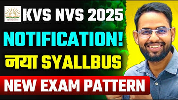 KVS NVS RECRUITMENT 2025   EXAM PATTERN SYLLABUS AND NOTIFICATION