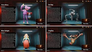 Project: Playtime All New Monsters - Select Menu All New Bosses Poppy Playtime Chapter 3,4,6