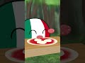 ぴっつぁ #ポーランドボール #polandball #イタリア #料理 #countryballs