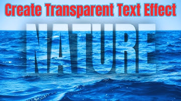 How To Create Transparent Effect Text In CANVA I CANVA Tutorial I ٹرانسپیرینٹ ٹیکس افیکٹ بنایئں