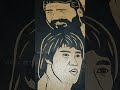 stencil portrait of legend's ❤️. #art #gift #vicky_artz #love #function
