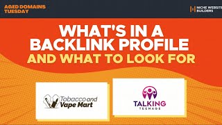What's in a Backlink Profile and What to Look For